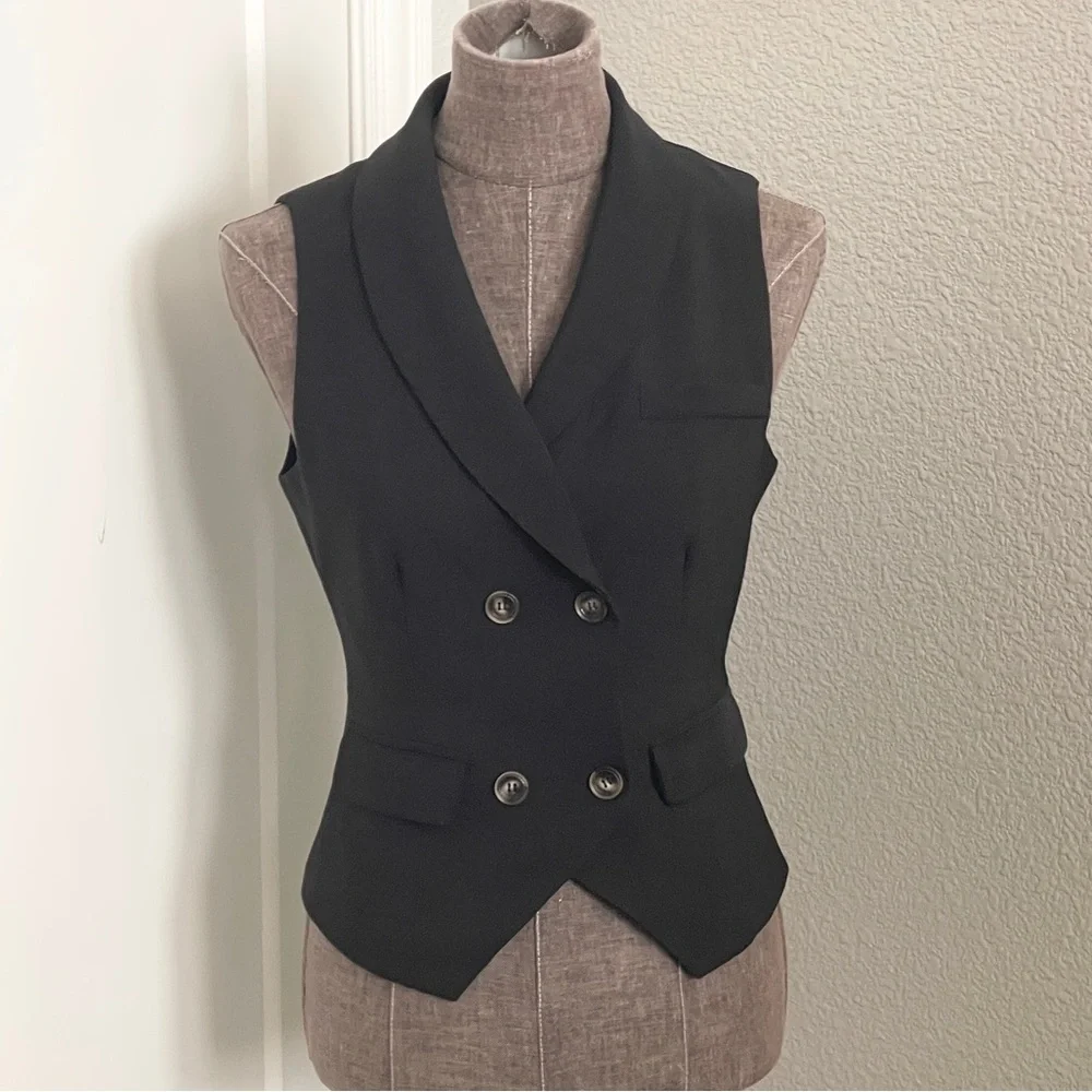 Allegra K Waistcoat Lapel Collar Dressy Versatile
Racerback Suit Vest S NWOT - Picture 5 of 12
